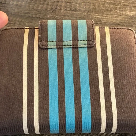 Vintage Kate Spade Striped Wallet - GUC - Picture 3 of 9